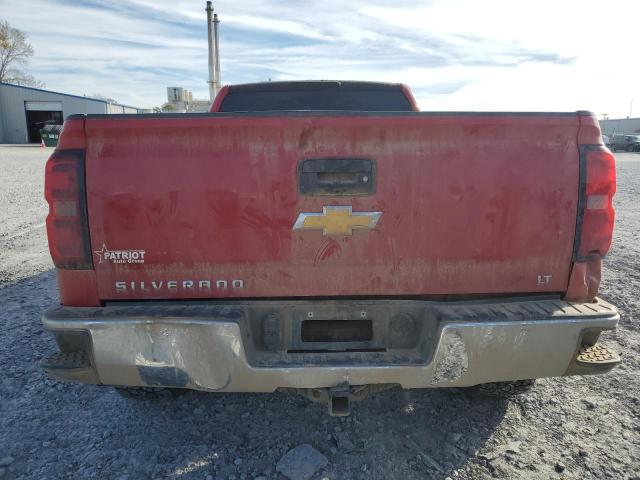 1GCVKREC6EZ122274 - 2014 CHEVROLET SILVERADO K1500 LT RED photo 6