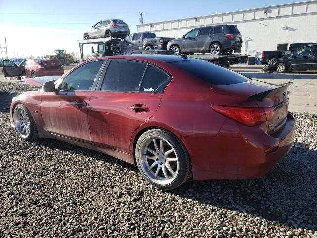 JN1BV7AR9EM694853 - 2014 INFINITI Q50 BASE RED photo 2