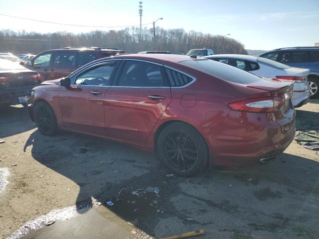 3FA6P0K9XGR257362 - 2016 FORD FUSION TITANIUM RED photo 2