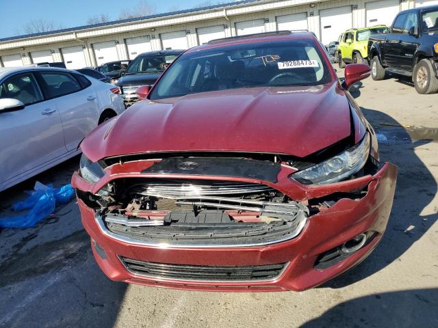 3FA6P0K9XGR257362 - 2016 FORD FUSION TITANIUM RED photo 5