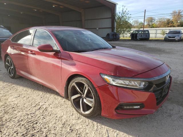 1HGCV1F31JA094733 - 2018 HONDA ACCORD SPORT RED photo 4