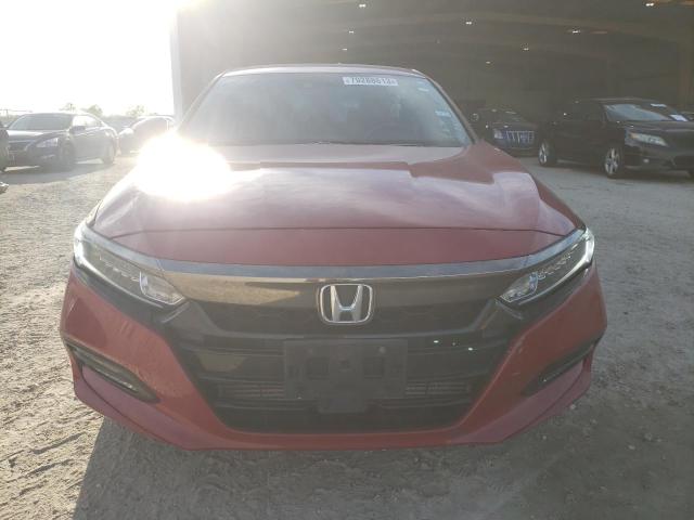 1HGCV1F31JA094733 - 2018 HONDA ACCORD SPORT RED photo 5