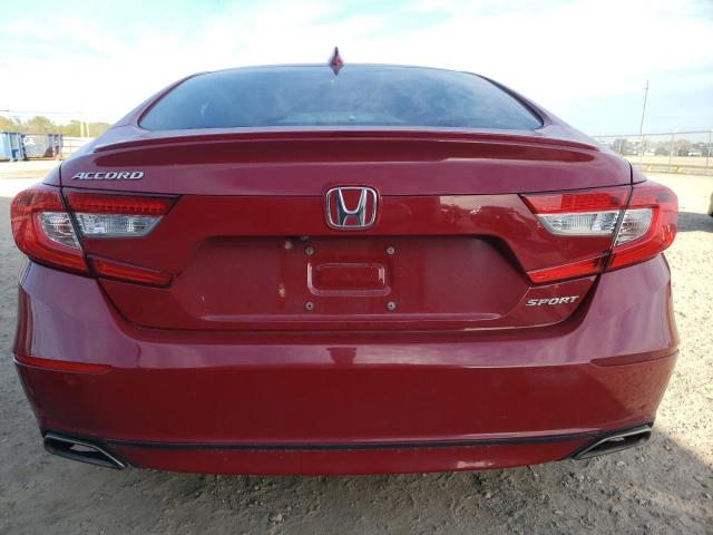 1HGCV1F31JA094733 - 2018 HONDA ACCORD SPORT RED photo 6