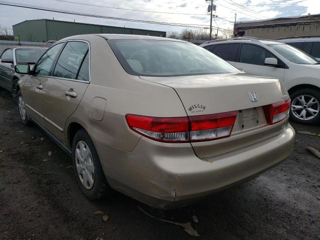 1HGCM56313A130515 - 2003 HONDA ACCORD LX TAN photo 2