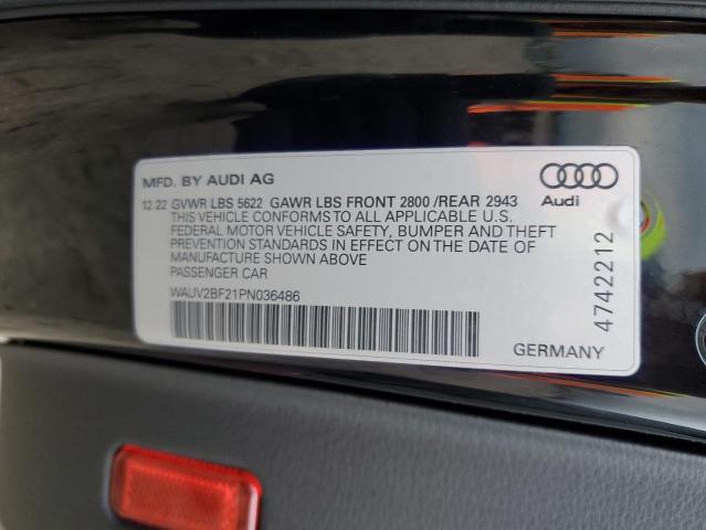 WAUV2BF21PN036486 - 2023 AUDI A7 PRESTIGE S-LINE BLACK photo 13