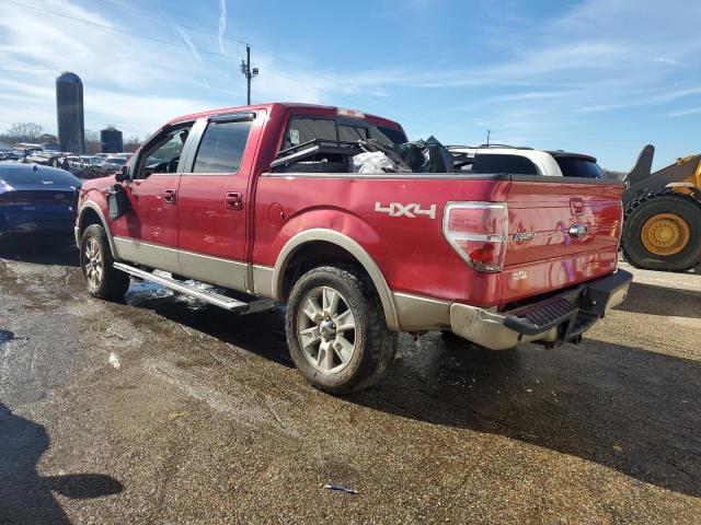 1FTFW1EV0AFD71919 - 2010 FORD F150 SUPERCREW MAROON photo 2