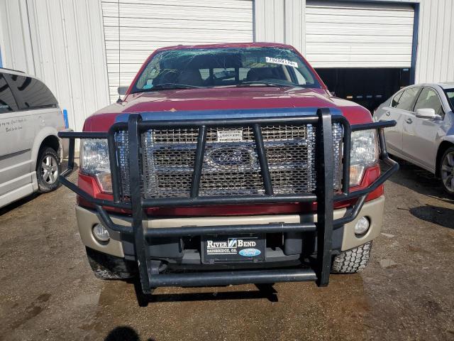 1FTFW1EV0AFD71919 - 2010 FORD F150 SUPERCREW MAROON photo 5