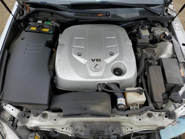 JTHBH96S465024875 - 2006 LEXUS GS 300 SILVER photo 11