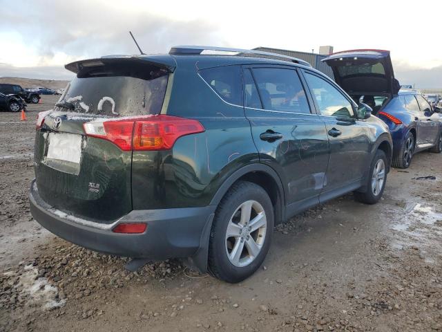 JTMRFREV4D5028262 - 2013 TOYOTA RAV4 XLE GREEN photo 3