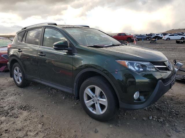 JTMRFREV4D5028262 - 2013 TOYOTA RAV4 XLE GREEN photo 4