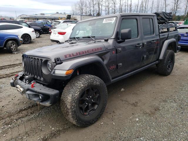 1C6JJTBG0LL145367 - 2020 JEEP GLADIATOR RUBICON BLACK photo 1