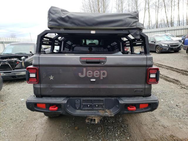 1C6JJTBG0LL145367 - 2020 JEEP GLADIATOR RUBICON BLACK photo 6