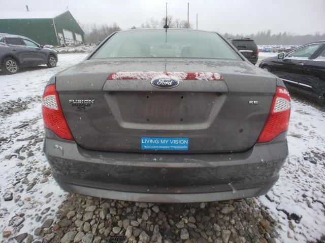 3FAHP0HA7CR293174 - 2012 FORD FUSION SE CHARCOAL photo 6