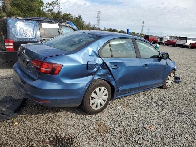 3VW267AJ5GM217586 - 2016 VOLKSWAGEN JETTA S BLUE photo 3