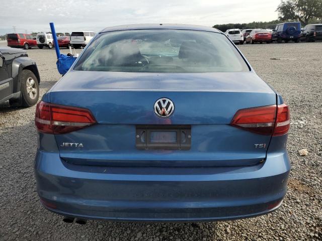 3VW267AJ5GM217586 - 2016 VOLKSWAGEN JETTA S BLUE photo 6