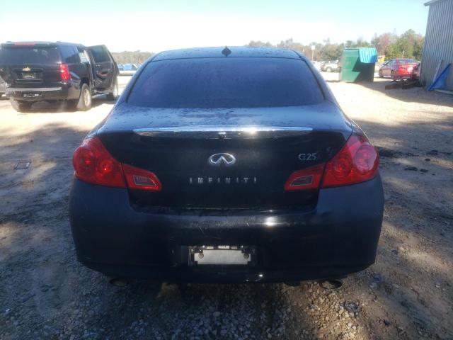 JN1DV6AR3BM654055 - 2011 INFINITI G25 BLACK photo 6