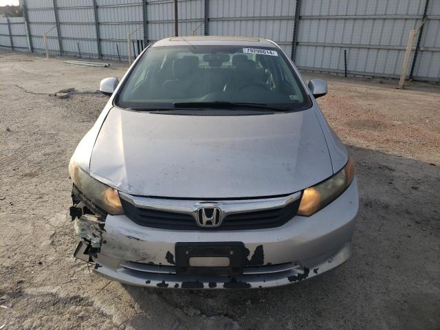 19XFB2F99CE316675 - 2012 HONDA CIVIC EXL SILVER photo 5