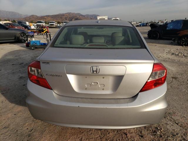 19XFB2F99CE316675 - 2012 HONDA CIVIC EXL ვერცხლისფერი ფოტო 6