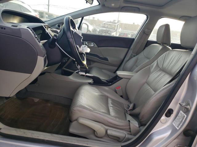 19XFB2F99CE316675 - 2012 HONDA CIVIC EXL ვერცხლისფერი ფოტო 7