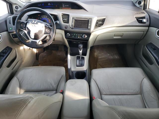 19XFB2F99CE316675 - 2012 HONDA CIVIC EXL ვერცხლისფერი ფოტო 8