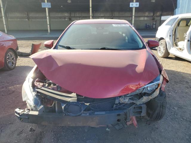 2T1BURHE5HC953113 - 2017 TOYOTA COROLLA L RED photo 5