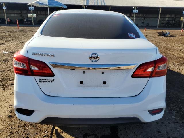 3N1AB7AP7KY204941 - 2019 NISSAN SENTRA S WHITE photo 6