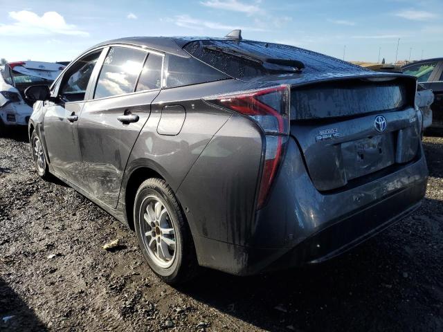 JTDKBRFU5J3584770 - 2018 TOYOTA PRIUS GRAY photo 2