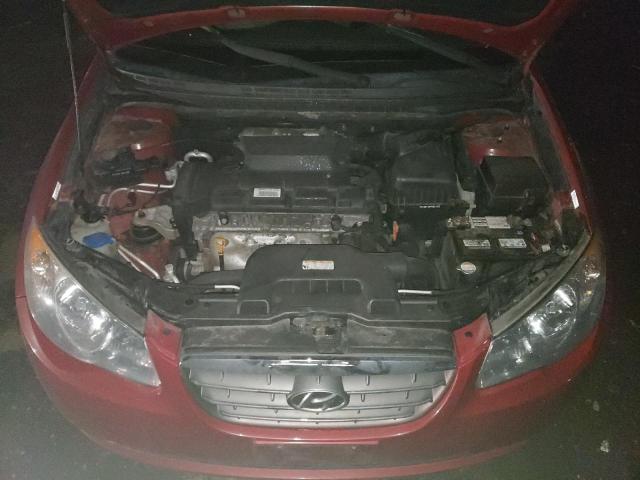 KMHDU46D89U670372 - 2009 HYUNDAI ELANTRA GLS RED photo 11