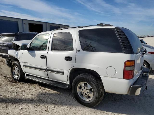 1GNEK13Z12R314732 - 2002 CHEVROLET TAHOE K1500 WHITE photo 2