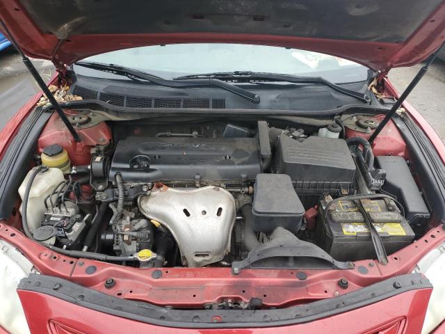 4T1BE46K78U255870 - 2008 TOYOTA CAMRY CE RED photo 11