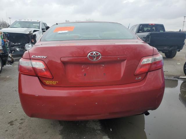 4T1BE46K78U255870 - 2008 TOYOTA CAMRY CE RED photo 6