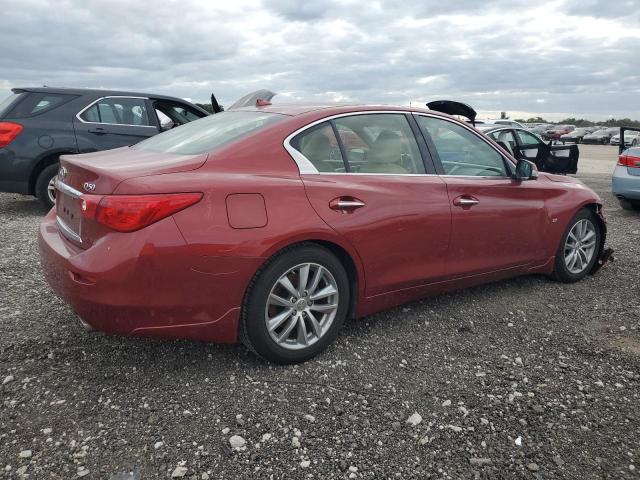 JN1BV7AP1EM690035 - 2014 INFINITI Q50 BASE RED photo 3