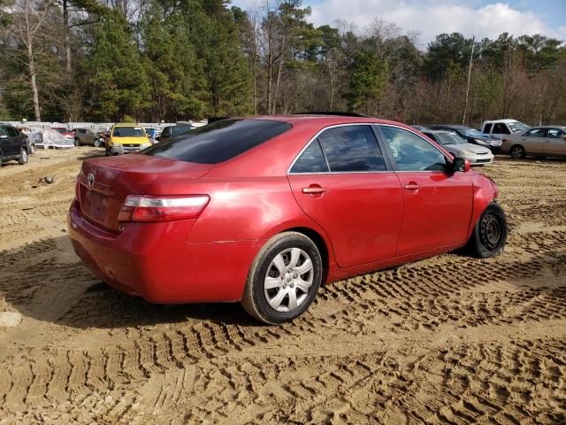 JTNBE46K473039981 - 2007 TOYOTA CAMRY CE RED photo 3