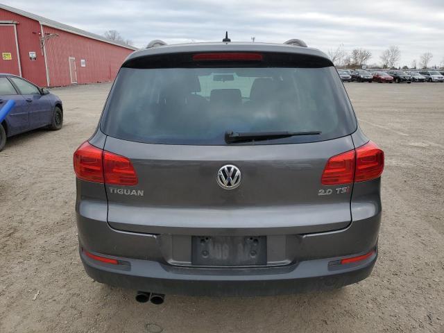 WVGKV3AX0EW546868 - 2014 VOLKSWAGEN TIGUAN S GRAY photo 6