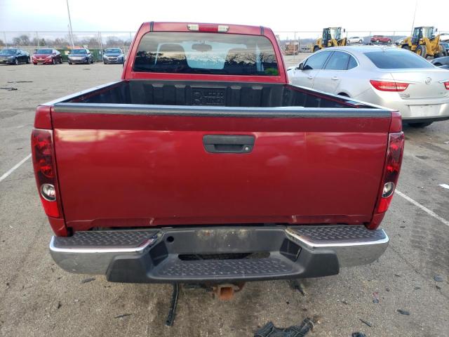 1GTDS196358138343 - 2005 GMC CANYON RED photo 6