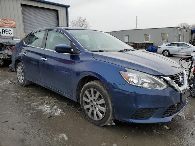 3N1AB7AP5KY357799 - 2019 NISSAN SENTRA S BLUE photo 4