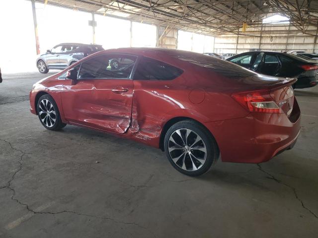 2HGFG4A5XDH700540 - 2013 HONDA CIVIC SI RED photo 2