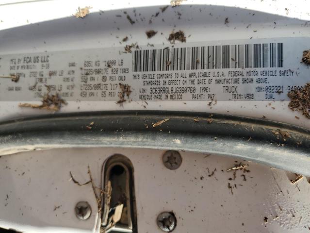 3C63RRGL8JG360760 - 2018 RAM 3500 ST WHITE photo 12