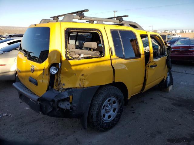 5N1AN08U28C528836 - 2008 NISSAN XTERRA OFF ROAD YELLOW photo 3