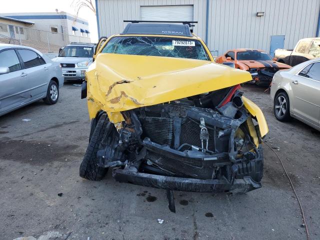 5N1AN08U28C528836 - 2008 NISSAN XTERRA OFF ROAD YELLOW photo 5