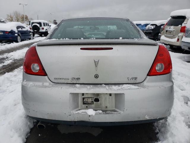 1G2ZG58N974122296 - 2007 PONTIAC G6 BASE SILVER photo 6