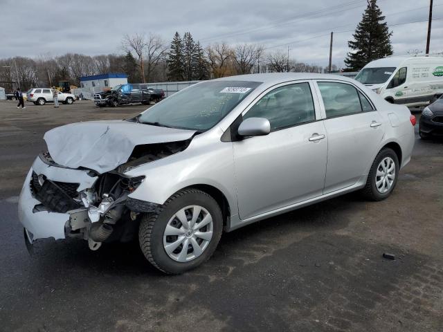 1NXBU4EE2AZ224482 - 2010 TOYOTA COROLLA L BASE SILVER photo 1