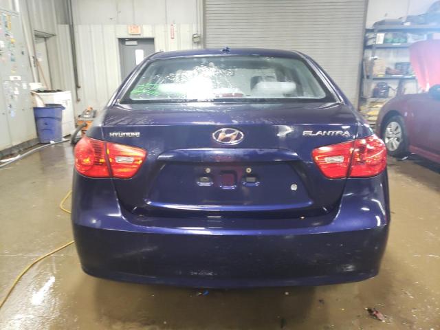 KMHDU46D58U524817 - 2008 HYUNDAI ELANTRA GLS BLUE photo 6