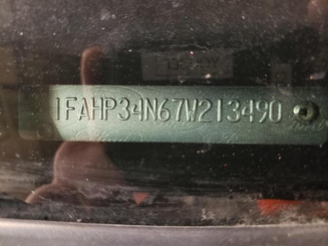 1FAHP34N67W213490 - 2007 FORD FOCUS ZX4 GRAY photo 12