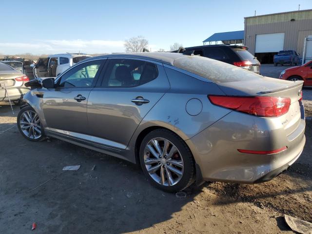 5XXGR4A62EG349911 - 2014 KIA OPTIMA SX GRAY photo 2