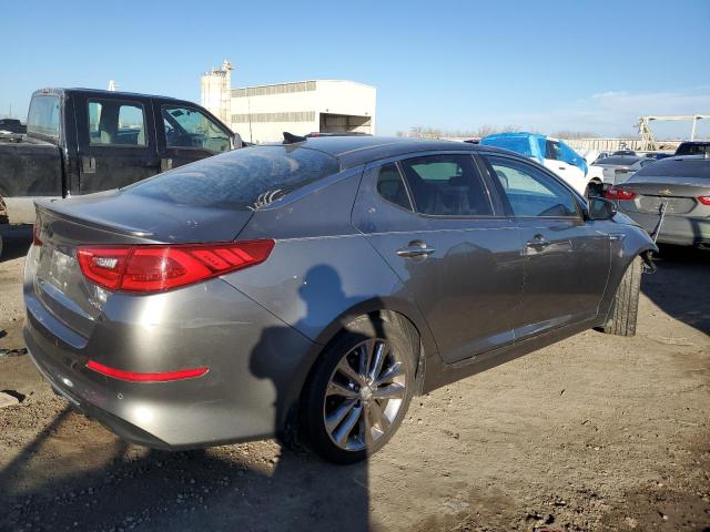 5XXGR4A62EG349911 - 2014 KIA OPTIMA SX GRAY photo 3