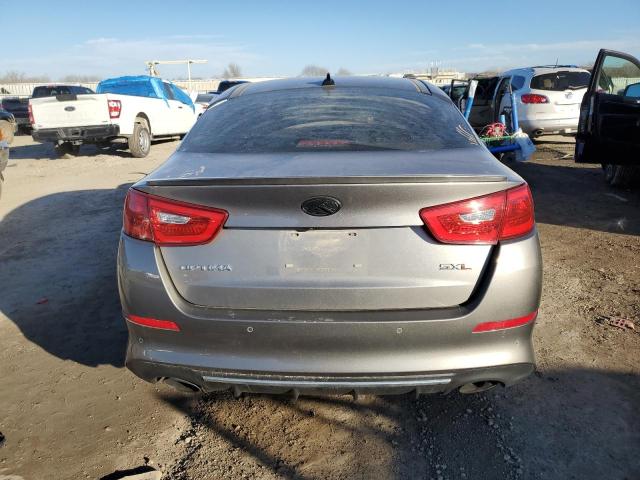 5XXGR4A62EG349911 - 2014 KIA OPTIMA SX GRAY photo 6