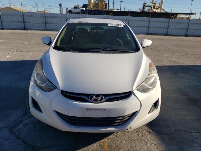 5NPDH4AE5DH201414 - 2013 HYUNDAI ELANTRA GLS WHITE photo 5