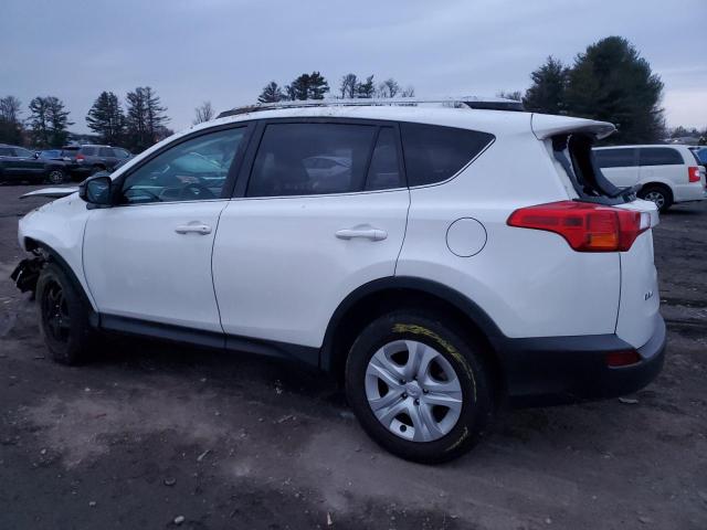 JTMBFREV0ED073594 - 2014 TOYOTA RAV4 LE WHITE photo 2