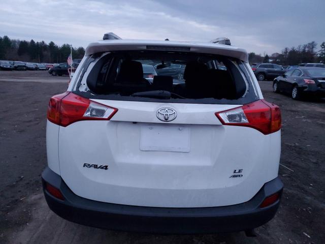 JTMBFREV0ED073594 - 2014 TOYOTA RAV4 LE WHITE photo 6